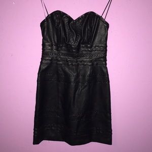 Black little dress.